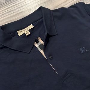Burberry Navy blue collar shirt | Men’s size XXL